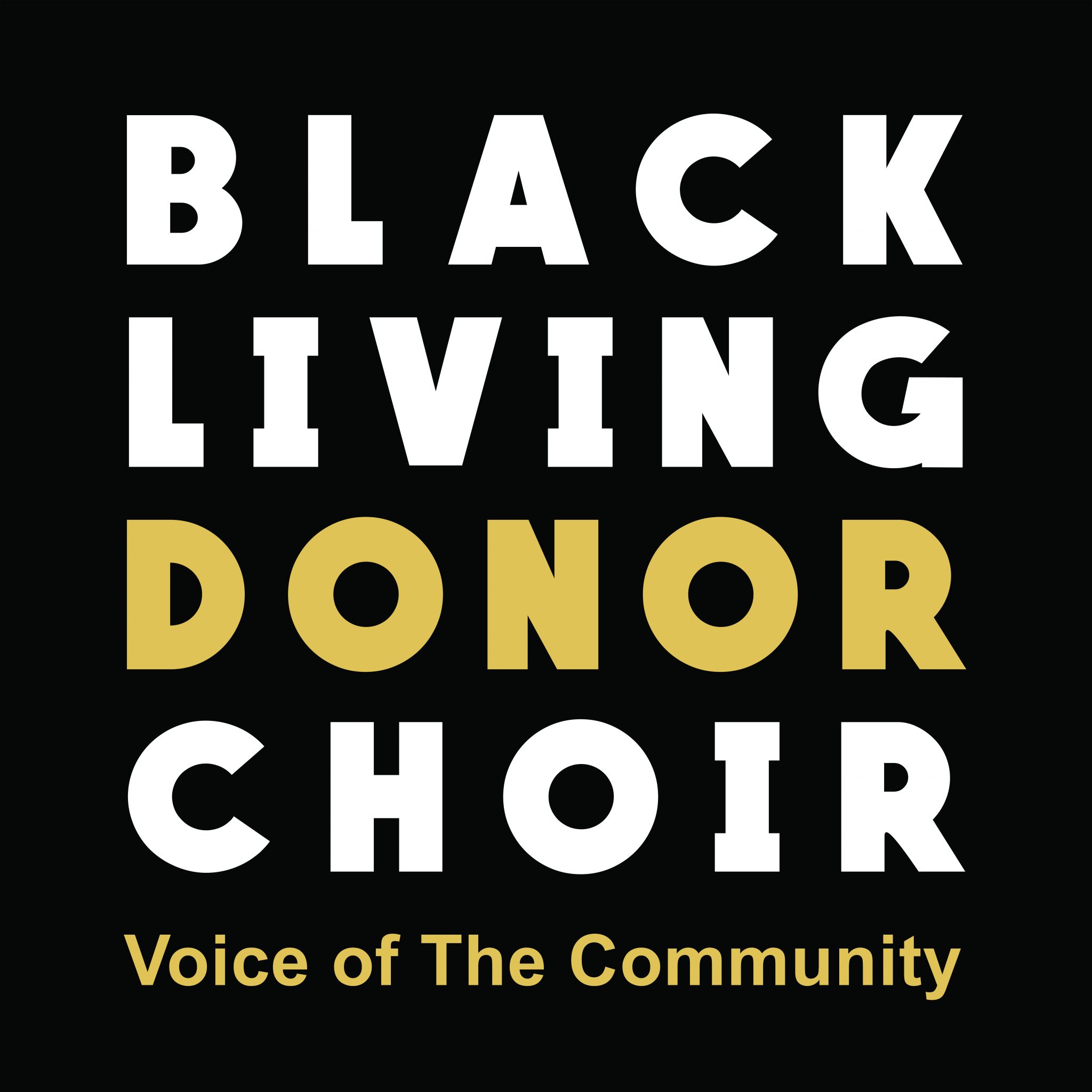 Black Living Donor Choir Logo